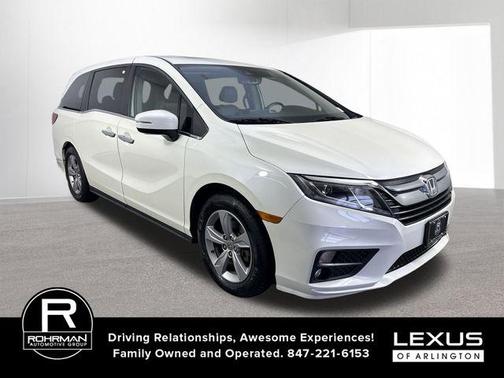 White Diamond Pearl 2019 Honda Odyssey EX-L