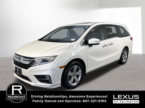 White Diamond Pearl 2019 Honda Odyssey EX-L