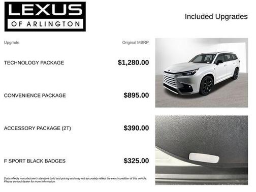 2026 Lexus TX 500h F SPORT Premium