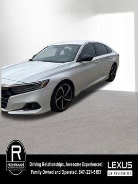 Platinum White Pearl 2021 Honda Accord Sport SE 1.5T