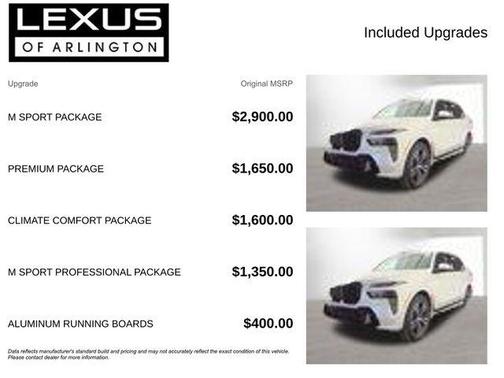 Mineral White Metallic 2026 BMW X7 xDrive40i