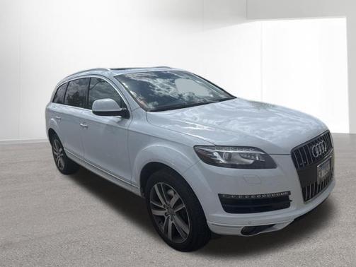 Glacier White 2015 Audi Q7 3.0T Premium Plus