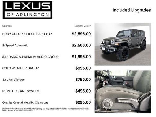 Granite Crystal Metallic Clearcoat 2021 Jeep Wrangler Unlimited Sahara