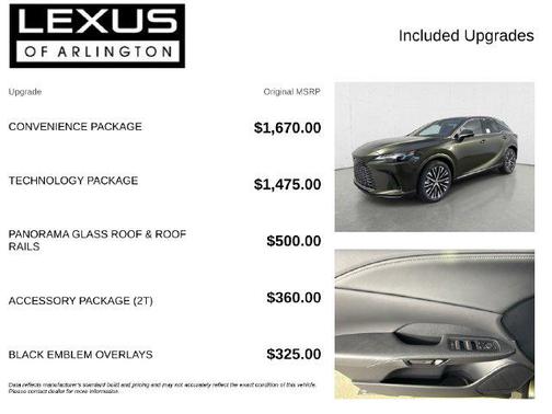 Nori Green Pearl 2026 Lexus RX 350h Premium+