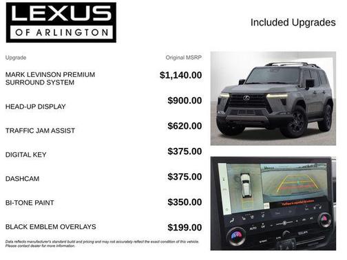 Incognito/Black 2024 Lexus GX 550 Overtrail+
