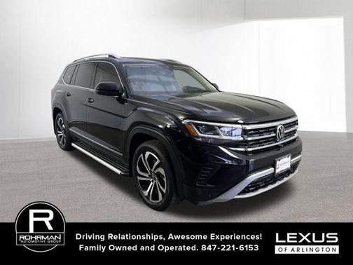 Deep Black Pearl 2021 Volkswagen Atlas 3.6L SEL Premium