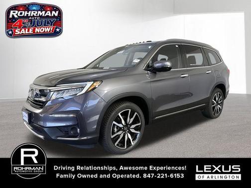 Modern Steel Metallic 2020 Honda Pilot AWD Elite