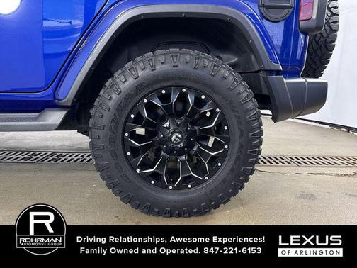 Ocean Blue Metallic Clearcoat 2018 Jeep Wrangler Unlimited Sahara