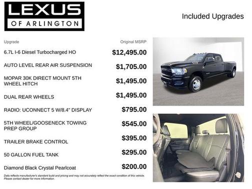 2022 RAM 3500 Tradesman Crew Cab 4x4 8' Box