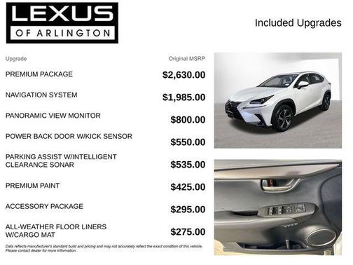 Eminent White Pearl 2021 Lexus NX 300h Base