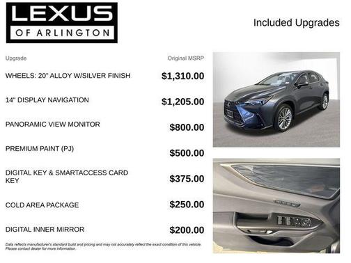 Cloudburst Gray 2025 Lexus NX 350 Premium
