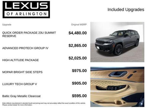 2023 Jeep Grand Cherokee L Summit Reserve