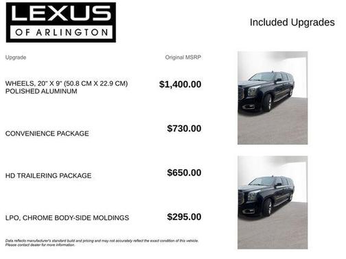 2015 GMC Yukon XL 1500 SLE