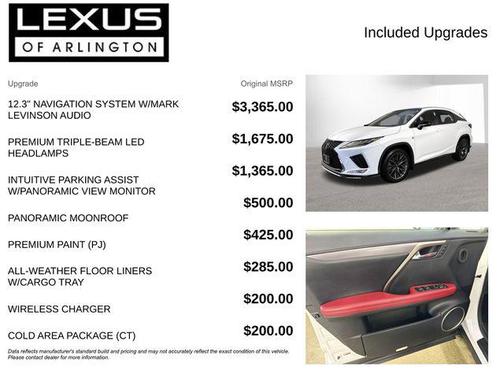 2021 Lexus RX 350 F SPORT Handling