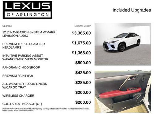 2021 Lexus RX 350 F SPORT Handling