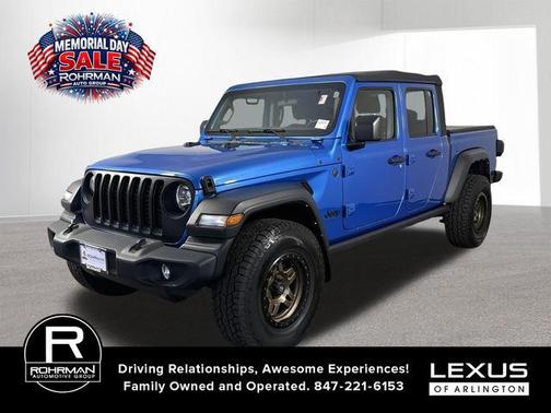 Hydro Blue Pearlcoat 2022 Jeep Gladiator Sport