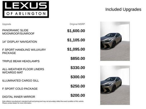 Atomic Silver 2024 Lexus NX 350 F SPORT Handling