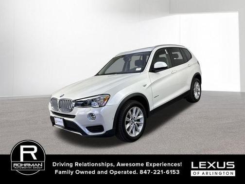 White Metallic 2017 BMW X3 xDrive28i