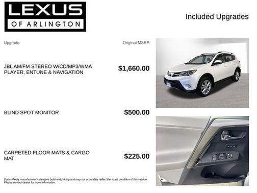 Blizzard Pearl 2013 Toyota RAV4 Limited