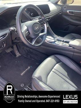 Quartz White 2022 Hyundai SONATA Limited