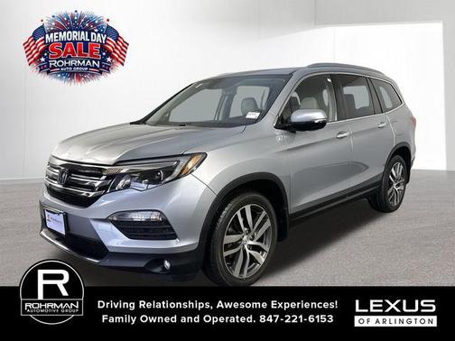 Lunar Silver Metallic 2016 Honda Pilot Touring