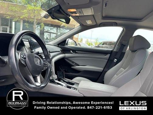 Lunar Silver Metallic 2020 Honda Accord EX-L 1.5T