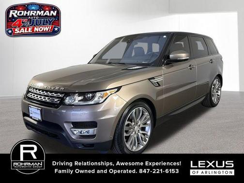Gray 2017 Land Rover Range Rover Sport 3.0L Supercharged HSE