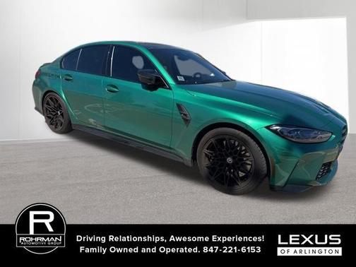 Isle of Man Green Metallic 2022 BMW M3 Competition xDrive