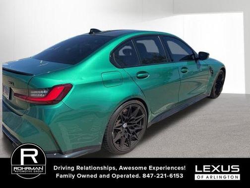 Isle of Man Green Metallic 2022 BMW M3 Competition xDrive