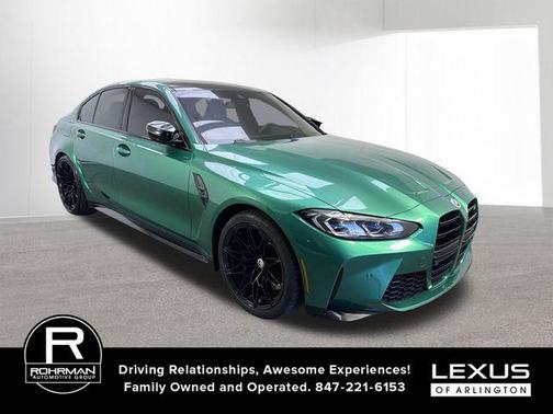 Isle of Man Green Metallic 2022 BMW M3 Competition xDrive