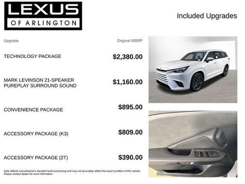 2026 Lexus TX 350 Luxury
