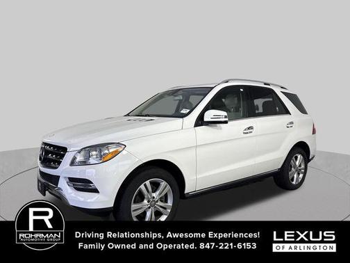 Polar White 2015 Mercedes-Benz M-Class 4MATIC