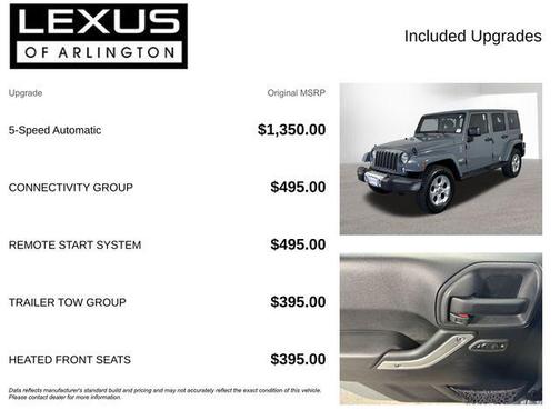 2015 Jeep Wrangler Unlimited Sahara