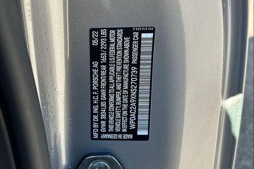 2022 Porsche 911 GT3