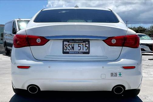 Moonlight White 2014 INFINITI Q50 Premium