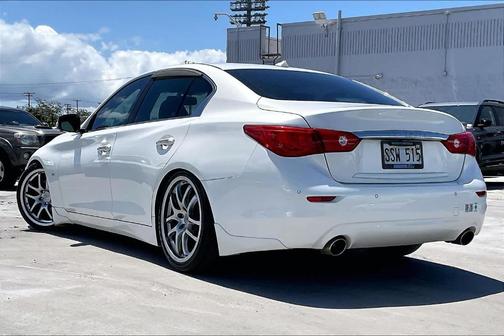 Moonlight White 2014 INFINITI Q50 Premium