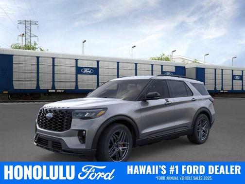 Gray 2026 Ford Explorer ST-Line