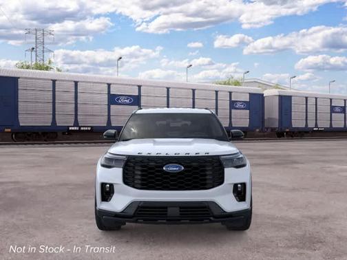Space White Metallic 2026 Ford Explorer ST-Line