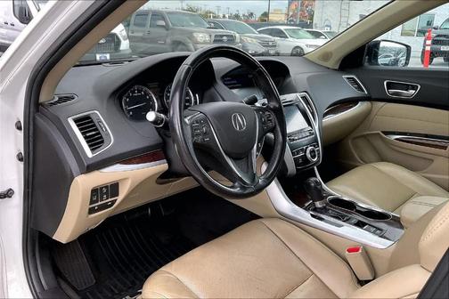Platinum White Pearl 2019 Acura TLX Technology