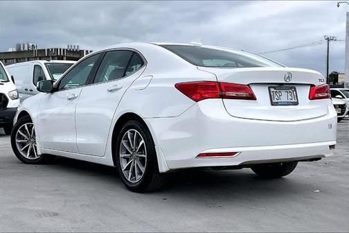 Platinum White Pearl 2019 Acura TLX Technology