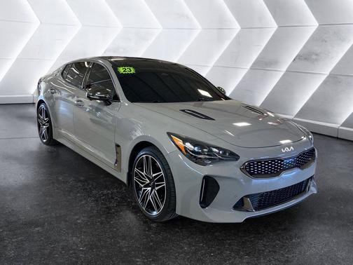 Ceramic Silver 2023 Kia Stinger GT2 Sedan