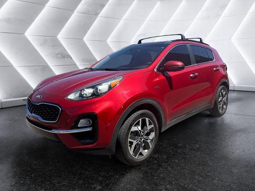 Red 2022 Kia Sportage EX