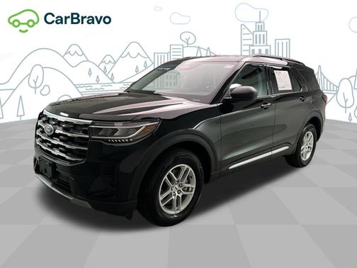 Agate Black Metallic 2025 Ford Explorer Active
