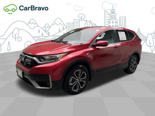 Radiant Red Metallic 2021 Honda CR-V AWD EX-L
