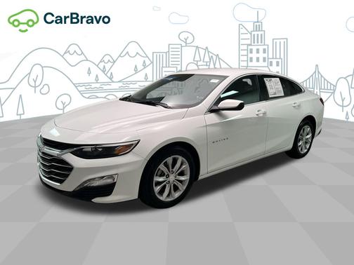 Summit White 2025 Chevrolet Malibu 1LT