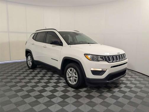 White Clearcoat 2018 Jeep Compass Sport