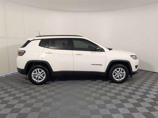 White Clearcoat 2018 Jeep Compass Sport
