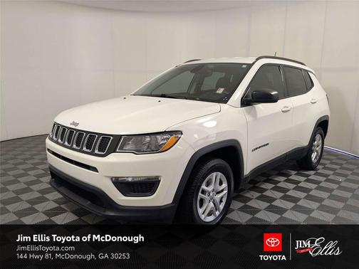 White Clearcoat 2018 Jeep Compass Sport