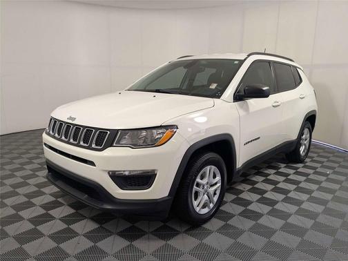White Clearcoat 2018 Jeep Compass Sport