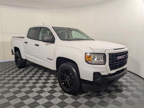 Summit White 2021 GMC Canyon Elevation Standard
